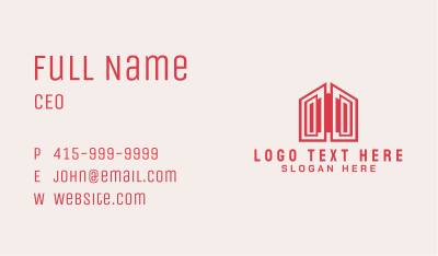 Construction Property House Business Card Image Preview