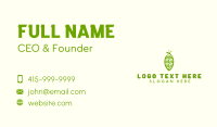 Biotech Science Leaf  Business Card Preview