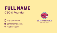 Lips Tongue Drip Business Card Preview