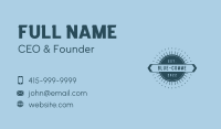 Generic Blue Business Emblem Business Card Image Preview