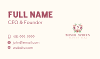 Flower Petal Gardening Business Card Design