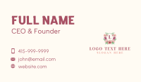 Flower Petal Gardening Business Card Preview