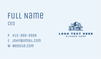 Property Architecture Contractor Business Card Image Preview