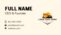 Industrial Builder Excavator Business Card Preview