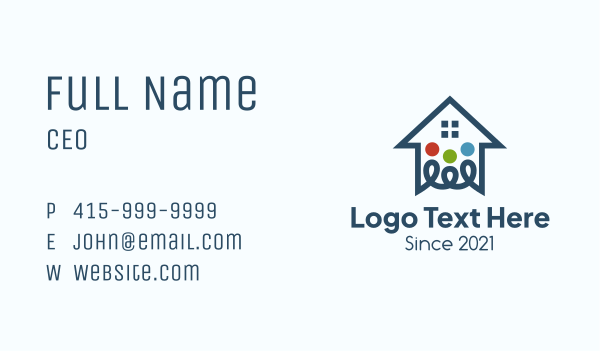 Family Realty House Business Card Design Image Preview