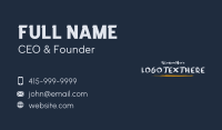 Urban Brush Wordmark Business Card Image Preview