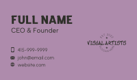 Cool Graffiti Wordmark Business Card Image Preview