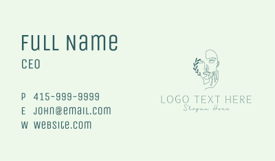 Beauty Eco Face Business Card Image Preview