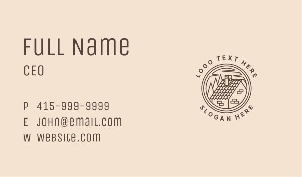 Housing Roof Repair Business Card Design Image Preview
