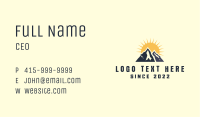 Sunshine Mountain Adventure Business Card Image Preview