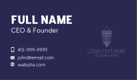 Delicate Wall Hanging Business Card Design