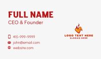 Spicy Hot Chicken Wings Business Card Image Preview