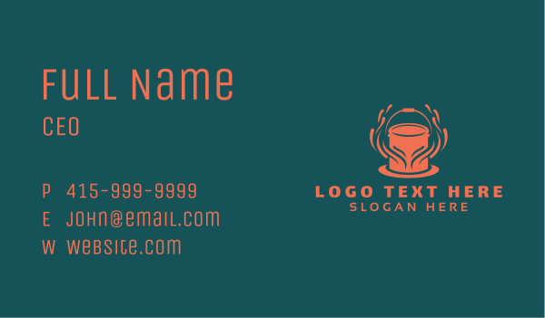 Paint Bucket Handyman Painter Business Card Design Image Preview