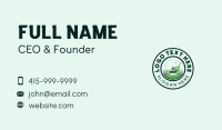 Grass Lawn Mower Business Card Design