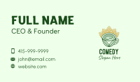 Flower Organic Drink Business Card Image Preview