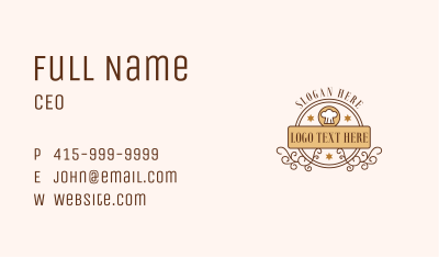 Chef Restaurant Cuisine Business Card Image Preview