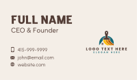 Paint Brush Roofing Business Card Image Preview