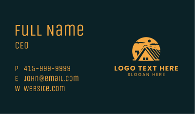 House Roof Maintenance Business Card Image Preview