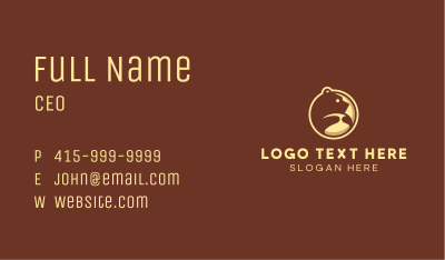 Cute Bear Mascot  Business Card Image Preview