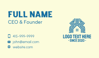 Blue House Realty Business Card Design