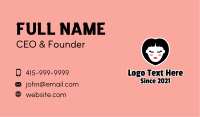 Heart Woman Salon Business Card Design