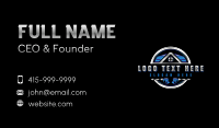 Pressure Washer Roofing Business Card Preview