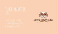 Cute Sunglasses Puppy Business Card Image Preview
