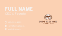 Cute Sunglasses Puppy Business Card Image Preview