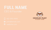 Cute Sunglasses Puppy Business Card Image Preview