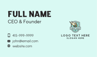 Volleyball Wings Emblem  Business Card Design