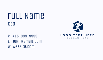 Corporate Working Employee Business Card Image Preview