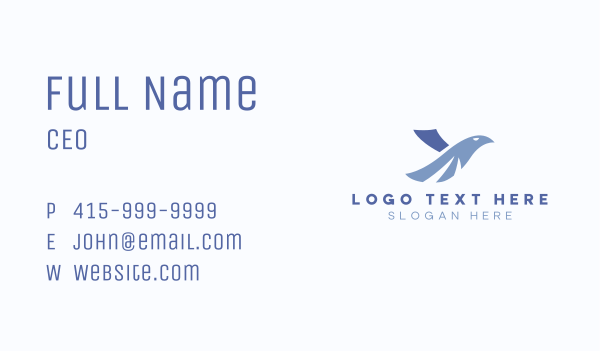 Flight Eagle Letter Y Business Card Design Image Preview