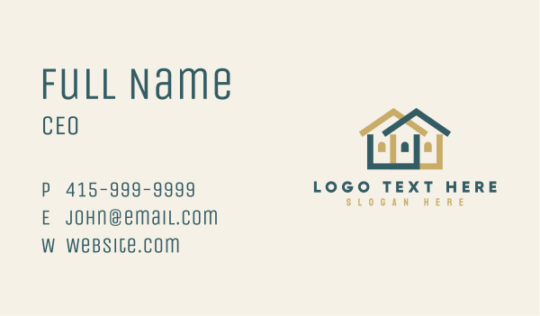Village Residential Home Business Card Design Image Preview