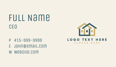 Village Residential Home Business Card Image Preview
