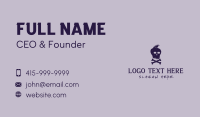 Bone Skull Punk Business Card Design