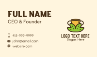 Tea Leaves Cup  Business Card Preview