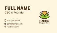 Tea Leaves Cup  Business Card Image Preview