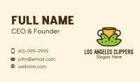 Tea Leaves Cup  Business Card Image Preview