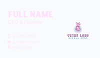 Cute Bunny Drink Business Card Image Preview