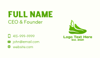 Natural Eco Shoes Business Card Image Preview