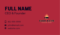 Fish Seafood Grill Business Card Design