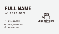 Cinematography Video Camera Business Card Preview