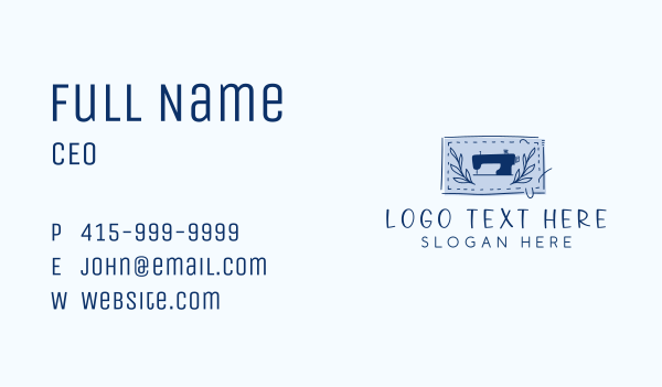 Sewing Embroidery Patch  Business Card Design Image Preview
