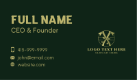 Golden Axe Lumberjack Business Card Image Preview