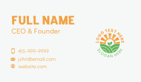 Sunrise Sprout Field Business Card Image Preview
