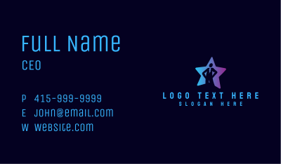 Star Human Leader  Business Card Image Preview