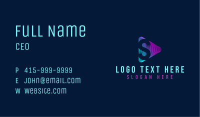 Generic Play Letter S Business Card Image Preview