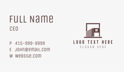 Product Storage Warehousing Business Card Image Preview