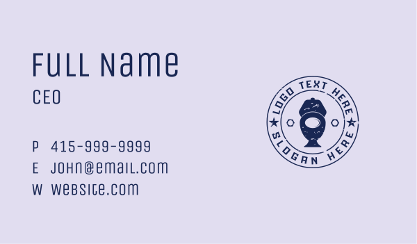 Handyman Mechanic Tool Badge Business Card Design Image Preview