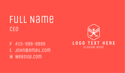 Eagle Claw Badge Business Card Image Preview